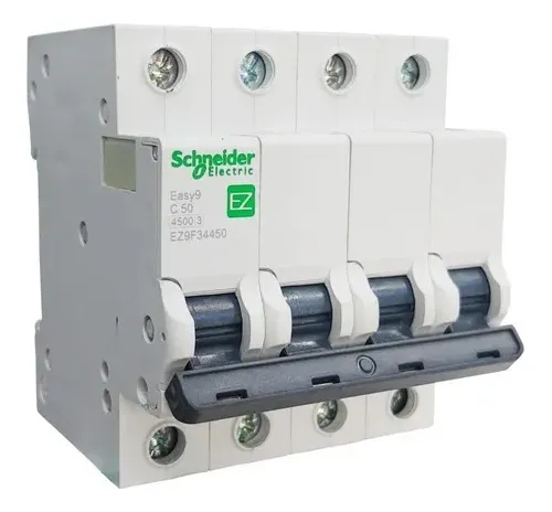 Termomagnética Schneider Tetrapolar 10 A