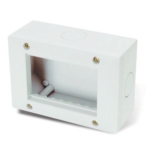 Caja Superficial Exterior de 4 bocas